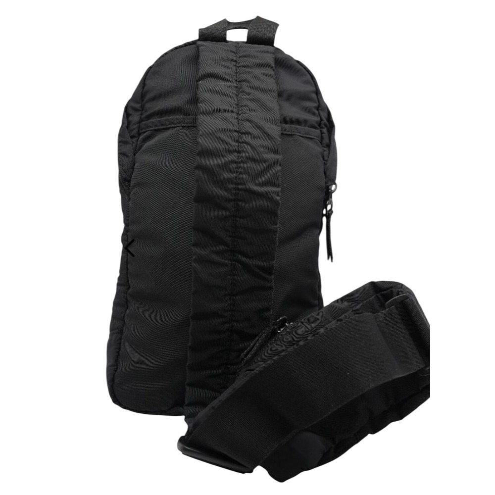 Adidas Mini Backpack Women Small Black Excellent Zip Pocket Adjustable Straps - Picture 2 of 5